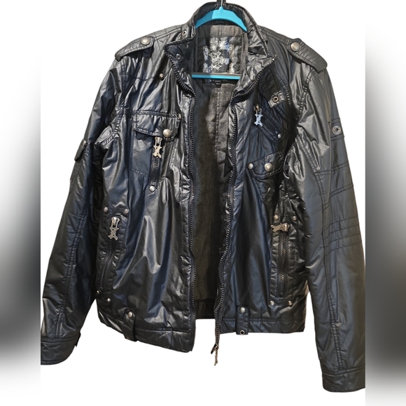 X-RAY BOMBER JACKET BLACK SIZE L - Picture 7 of 13